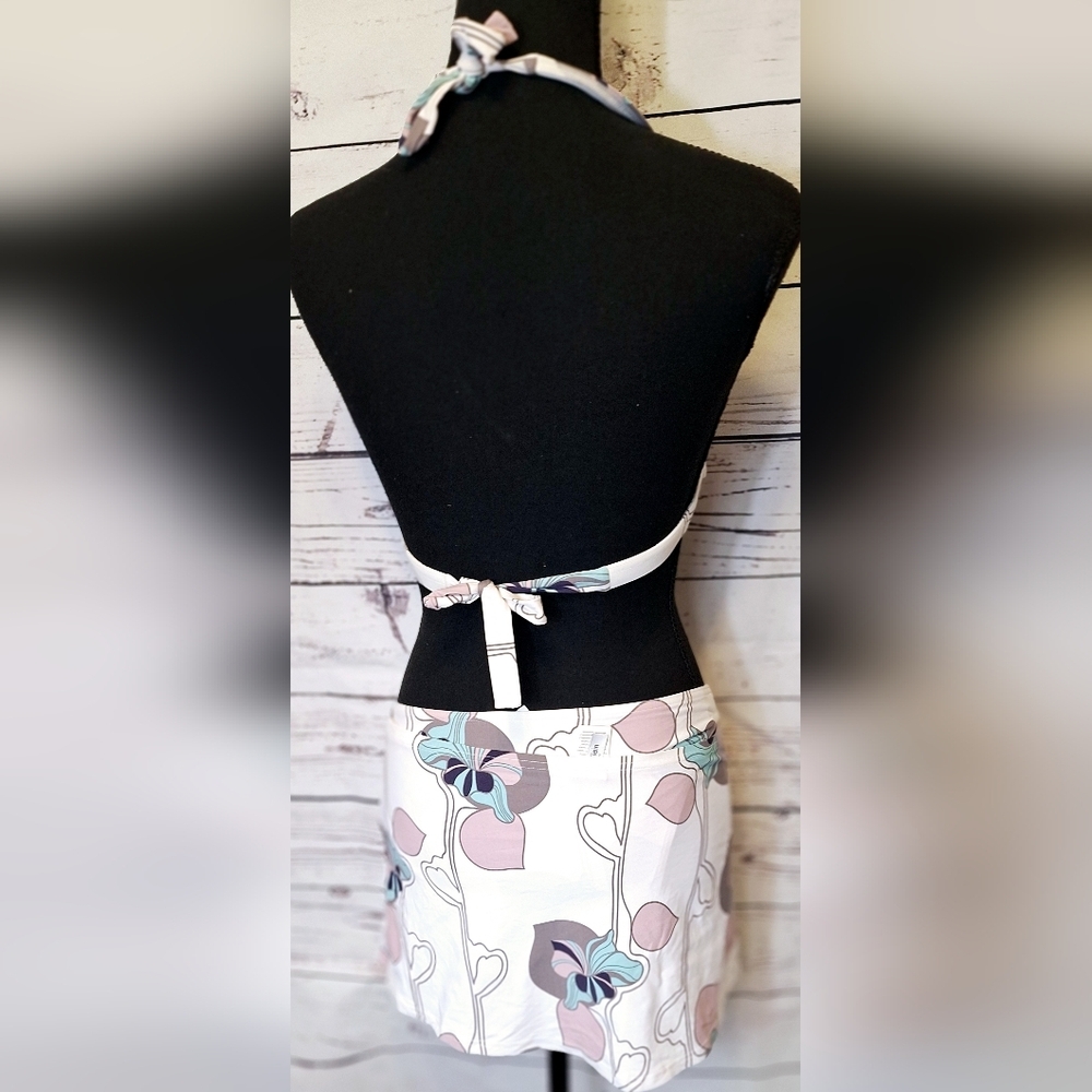 #1539 Calvin Klein 3 Pc Floral Swim set Sz S/M - Picture 3 of 9